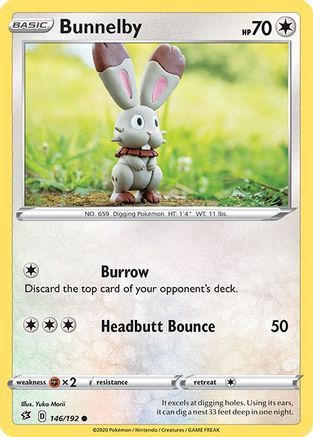 Bunnelby 146/192 - SWSH02 Rebel Clash - Poke-Collect