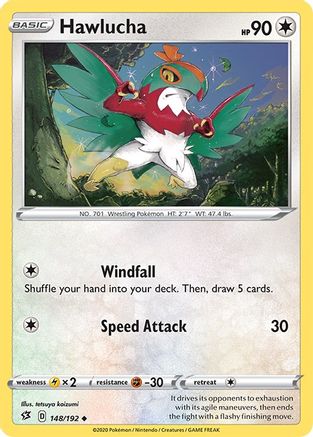 Hawlucha 148/192 - SWSH02 Rebel Clash - Poke-Collect