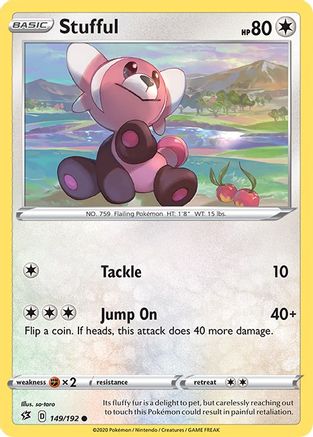 Stufful 149/192 - Rebel Clash Reverse Holofoil - Poke-Collect