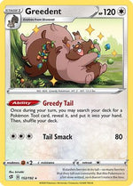 Greedent 152/192 - SWSH02 Rebel Clash Reverse Holofoil - Poke-Collect