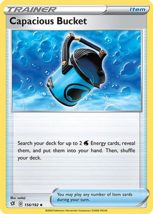 Capacious Bucket 156/192 - SWSH02 Rebel Clash Reverse Holofoil - Poke-Collect