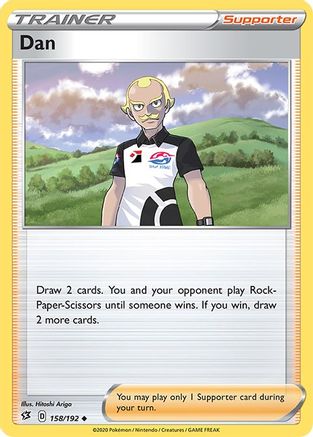 Dan 158/192 - SWSH02 Rebel Clash Reverse Holofoil - Poke-Collect