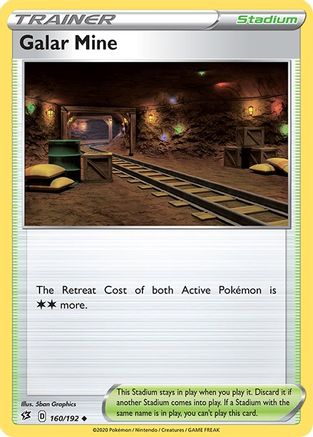 Galar Mine 160/192 - SWSH02 Rebel Clash Reverse Holofoil - Poke-Collect