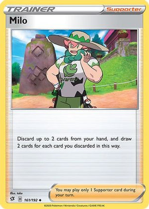 Milo 161/192 - SWSH02 Rebel Clash - Poke-Collect