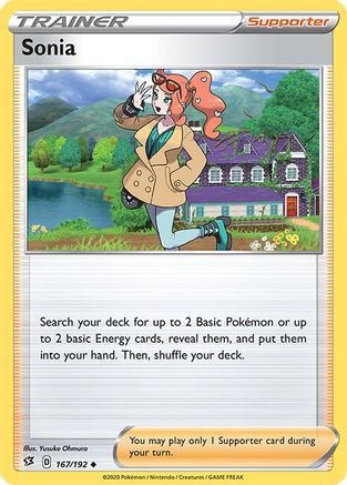 Sonia 167/192 - Rebel Clash Reverse Holofoil - Poke-Collect