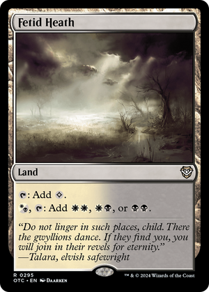 Fetid Heath (OTC-295) - Outlaws of Thunder Junction Commander - Poke-Collect