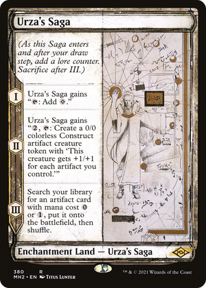 Urza's Saga (MH2-380) - Modern Horizons 2: (Showcase) - Poke-Collect