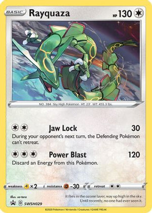 Rayquaza - SWSH029 SWSH029/307 - SWSH Sword & Shield Promo Cards Holofoil - Poke-Collect