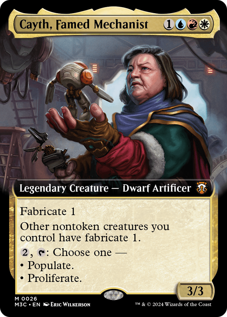 Cayth, Famed Mechanist (M3C-026) - Modern Horizons 3 Commander: (Extended Art) - Poke-Collect