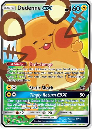 Dedenne GX - 195a/214 195a/214 - Alternate Art Promos Holofoil - Poke-Collect