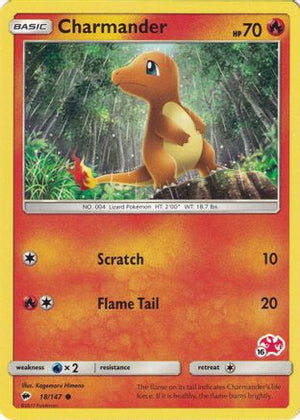 Charmander - 18/147 (#16 Charizard Stamped) 18 - Battle Academy - Poke-Collect