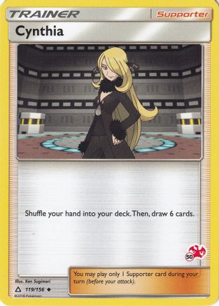 Cynthia - 119/156 (#50 Charizard Stamped) 119 - Battle Academy - Poke-Collect