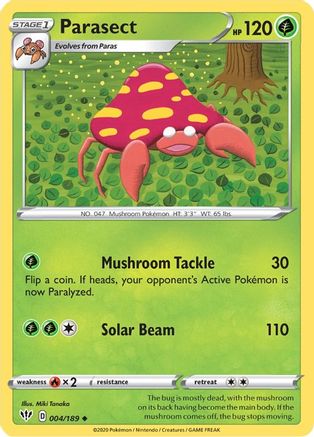 Parasect 4/189 - SWSH03 Darkness Ablaze - Poke-Collect
