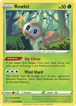 Rowlet 11/189 - SWSH03 Darkness Ablaze - Poke-Collect