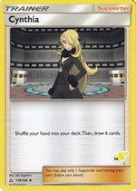 Cynthia - 119/156 (#59 Pikachu Stamped) 119 - Battle Academy - Poke-Collect