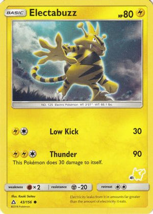 Electabuzz - 43/156 (#41 Pikachu Stamped) 43 - Battle Academy - Poke-Collect