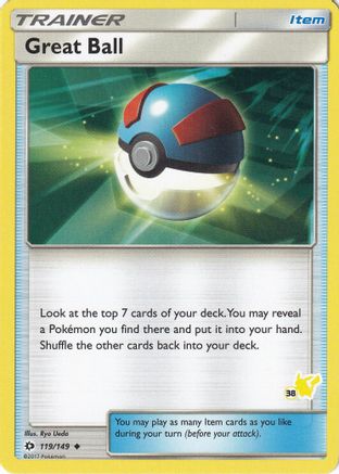 Great Ball - 119/149 (#38 Pikachu Stamped) 119 - Battle Academy - Poke-Collect