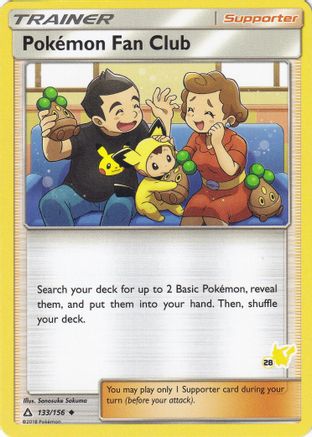 Pokemon Fan Club - 133/156 (#28 Pikachu Stamped) 133 - Battle Academy - Poke-Collect