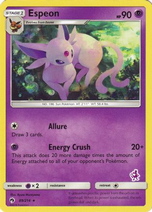 Espeon - 89/214 (Mewtwo Stamped) 89 - Battle Academy - Poke-Collect
