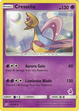 Cresselia - 87/236 (Mewtwo Stamped) 87 - Battle Academy - Poke-Collect