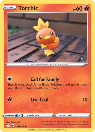 Torchic 22/189 - Darkness Ablaze - Poke-Collect