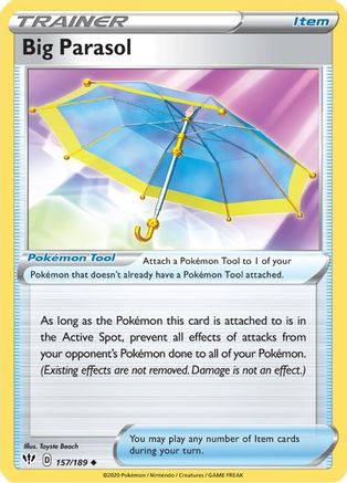 Big Parasol 157/189 - SWSH03 Darkness Ablaze - Poke-Collect