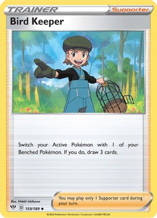 Bird Keeper 159/189 - SWSH03 Darkness Ablaze Reverse Holofoil - Poke-Collect