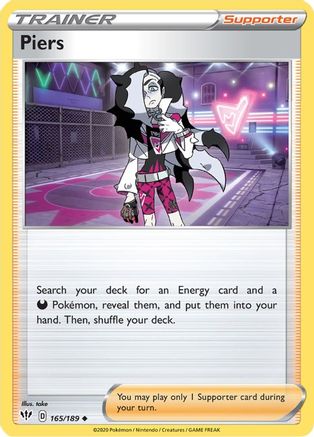 Piers 165/189 - SWSH03 Darkness Ablaze - Poke-Collect