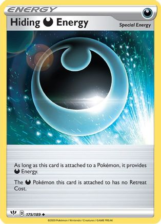 Hiding D Energy 175/189 - SWSH03 Darkness Ablaze - Poke-Collect