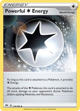 Powerful C Energy 176/189 - SWSH03 Darkness Ablaze Reverse Holofoil - Poke-Collect