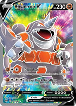 Rhyperior V (Full Art) 181/189 - SWSH03 Darkness Ablaze Holofoil - Poke-Collect