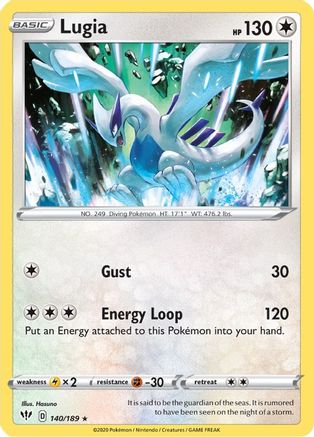 Lugia 140/189 - SWSH03 Darkness Ablaze - Poke-Collect