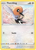 Fletchling 151/189 - SWSH03 Darkness Ablaze Reverse Holofoil - Poke-Collect