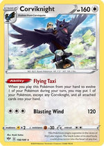 Corviknight 156/189 - SWSH03 Darkness Ablaze Reverse Holofoil - Poke-Collect