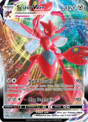 Scizor VMAX 119/189 - SWSH03 Darkness Ablaze Holofoil - Poke-Collect