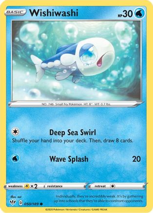 Wishiwashi 50/189 - Darkness Ablaze - Poke-Collect