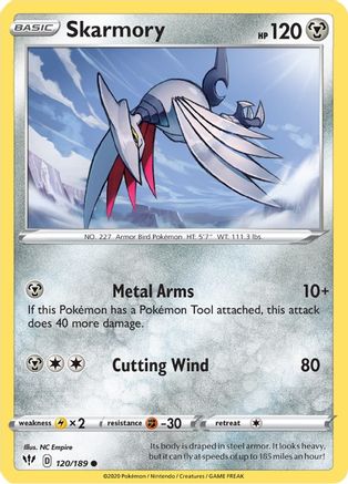 Skarmory 120/189 - SWSH03 Darkness Ablaze - Poke-Collect