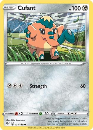 Cufant 131/189 - SWSH03 Darkness Ablaze - Poke-Collect