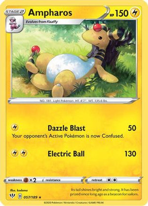 Ampharos 57/189 - SWSH03 Darkness Ablaze - Poke-Collect