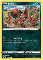 Nickit 112/189 - SWSH03 Darkness Ablaze - Poke-Collect
