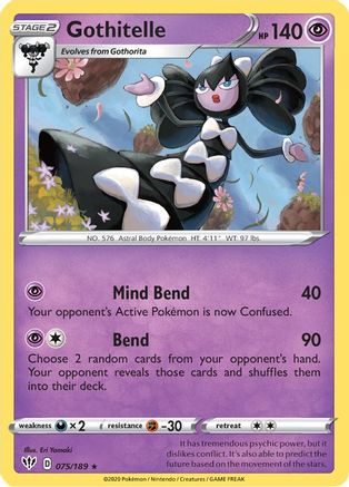 Gothitelle 75/189 - SWSH03 Darkness Ablaze - Poke-Collect