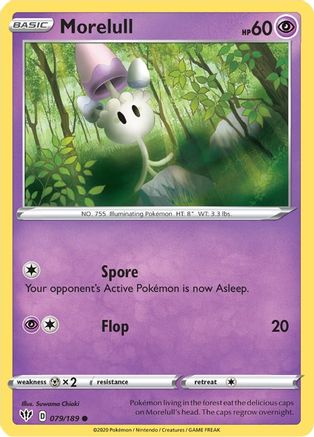 Morelull 79/189 - SWSH03 Darkness Ablaze Reverse Holofoil - Poke-Collect