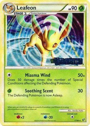 Leafeon - 17/90 (Prerelease) 17 - HGSS Promos Holofoil - Poke-Collect