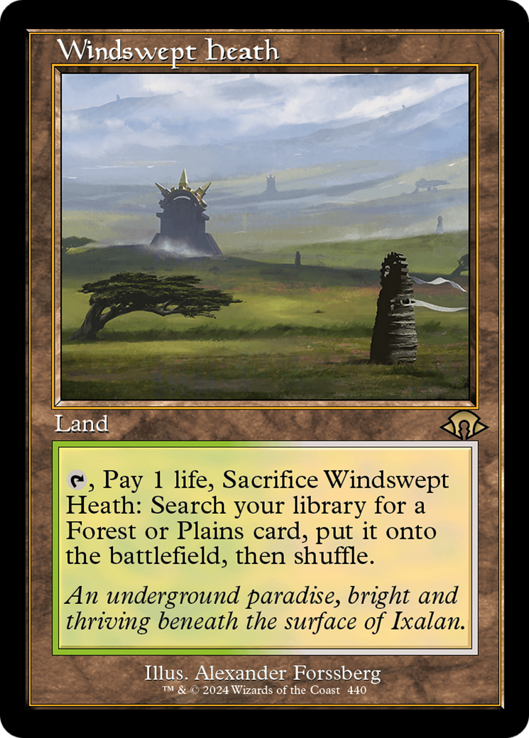 Windswept Heath (Retro Frame) (MH3-440) - Modern Horizons 3 Foil - Poke-Collect