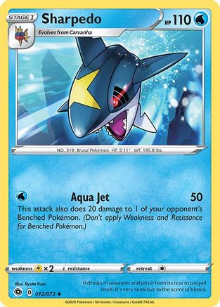 Sharpedo 12/73 - Champions Path - Poke-Collect