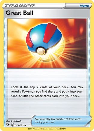 Great Ball 52/73 - Champions Path - Poke-Collect