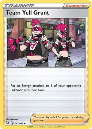 Team Yell Grunt 67/73 - Champions Path - Poke-Collect
