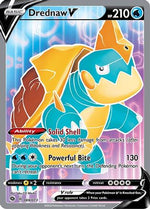 Drednaw V (Full Art) 69/73 - Champions Path Holofoil - Poke-Collect