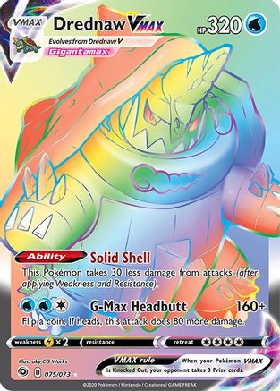 Drednaw VMAX (Secret) 75/73 - Champions Path Holofoil - Poke-Collect