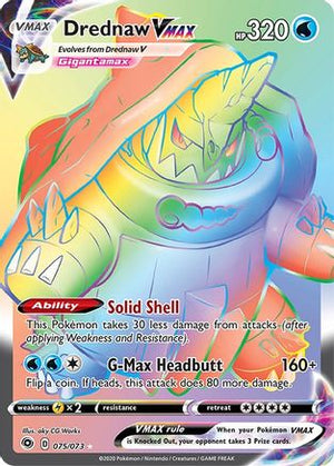 Drednaw VMAX (Secret) 75/73 - Champions Path Holofoil - Poke-Collect